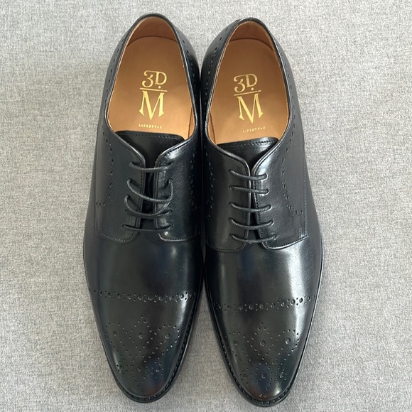 3DM Other - 3DM New Black Mens Lace Up Dress Shoes US 11/11.5
